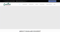 Desktop Screenshot of cavallarigourmet.com