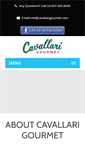 Mobile Screenshot of cavallarigourmet.com